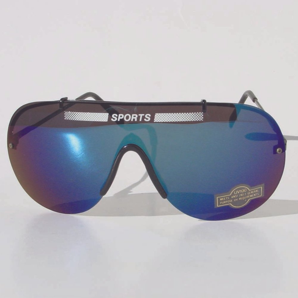 NWT True Vintage 90's Sports Wing rimless aviator style sunglasses